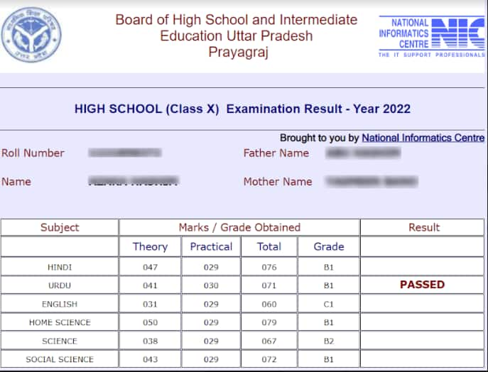 Up Board Result 2022 Out Live Upmsp Class 10 Toppers 8723